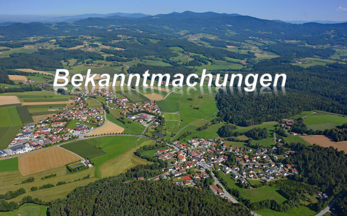Bekanntmachungen